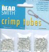 Beadsmith Crimp Tubes Mixed Size Pack - Silver