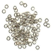 100 3mm Nickel Jump Rings
