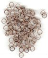 100 5mm Antique Copper Split Rings
