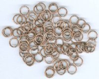 100 9mm Antique Copper Jump Rings