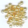100 3x6mm Gold Daisy Bead Caps