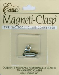 1 Nickel Plated Magneti-Clasp No-Tool Clasp Converter