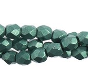 100 3mm Arcadia Saturated Metallic Faceted Beads 