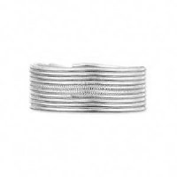 14 Inch strand of 1.1mm Silver Plated French Wire/Bullion