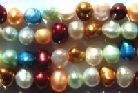 FWP 16inch Strand of 6mm Mixed Potato Pearls