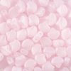 10 Grams 7.5mm Opal Pink Czech Glass Ginko Leaf Beads