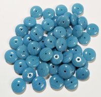 50 3.5x9mm Aqua Marble Rondelle Beads