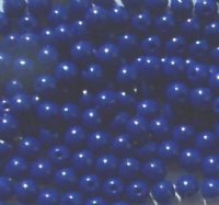 200 4mm Opaque Royal Blue Round Glass Beads