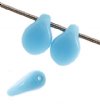 69, 5x7mm Light Blue Alabaster Pip Beads