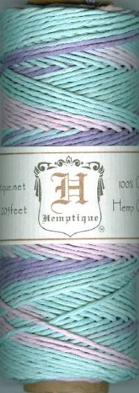 Hemptique 20lb 205 Feet Variegated Purple Cord (Spool)