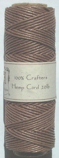 Hemptique 20lb 105 Feet Light Brown Cord (Spool)