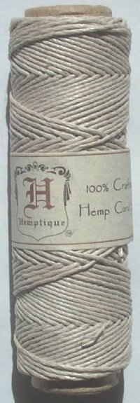 Hemptique 20lb 105 Feet White Cord (Spool)