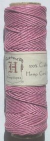 Hemptique 20lb 105 Feet Pink Cord (Spool)
