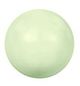 25 8mm Pastel Green Swarovski Pearl Beads