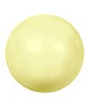 25 8mm Pastel Yellow Swarovski Pearl Beads