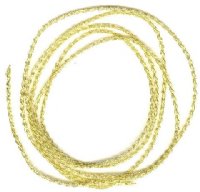 36 Inches 3 Strand Knitted Gold Jewelry Wire