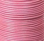 25 yards of 1mm Pink Leather Cord