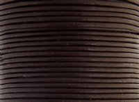 25 Meters of 1.5mm Dark Brown Leather Cord