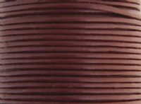 25 Meters of 1.5mm Brick Red Leather Cord
