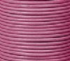 25m of 2mm Round Metallic Pink Leather Cord