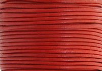 25 Meters of 1.5mm Red Leather Cord