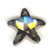 1 16mm Chromium Machine Cut Crystal Starfish Pendant