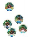 5 10mm Medium Vitrail Preciosa Flowers