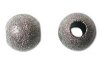 10 12mm Round Gunmetal Plated Stardust Beads