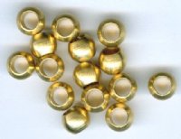 25 5x7mm Brass Metal Beads (4mm hole diameter)