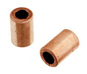 25 7.5x5mm Antique Copper Metal Tube Beads
