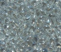 LM0160 - 10 Grams Crystal Lustre 4x7mm Long Miyuki Magatama Drop Beads
