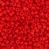 SB6-0407 22g of Opaque Red Vermillion 6/0 Miyuki Seed Beads