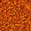 SB6-0008 22g of Silverlined Orange 6/0 Miyuki Seed Beads