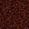 SB6-0134F 22g of Matte Transparent Dark Topaz 6/0 Miyuki Seed Beads