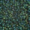 SB6-0146FR 22g of Matte Transparent Green AB 6/0 Miyuki Seed Beads