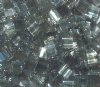 TL1881 5.2 Grams Crystal Silver Grey Lustre Two Hole Miyuki Tila Beads