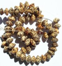 16 Inch Strand of 6x9mm Salwig Bicone Beads