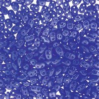 DUO533050 - 10 Grams Opaque Royal Blue 2.5x5mm Super Duo Beads