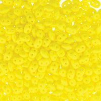 DUO583120 - 10 Grams Opaque Lemon Yellow 2.5x5mm Super Duo Beads