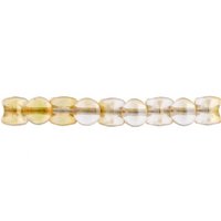 44 4x6mm Crystal Honey Glass Pellet Beads