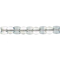 44 4x6mm Crystal Lagoon Glass Pellet Beads