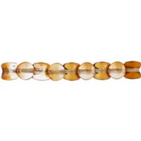 44 4x6mm Crystal Venus Glass Pellet Beads