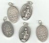 5 26x14mm Antique Silver Immaculate Medals