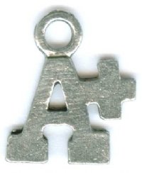 1 15mm Antique Silver A-Plus Pendant