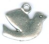 1 Antique Silver Finish Dove Pendant