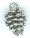 1 11.5x9mm Antique Silver Pine Cone Pendant