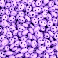 TB-01031 - 10 Grams Opaque Dyed Violet 2.5x5mm Preciosa Twin Beads
