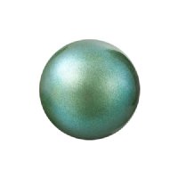 25, 8mm Pearlescent Green Preciosa Maxima Pearl Beads