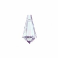 1 9x18mm Preciosa Crystal Viridian Straight Cut Drop