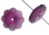 10 6mm Amethyst Preciosa Flower Beads